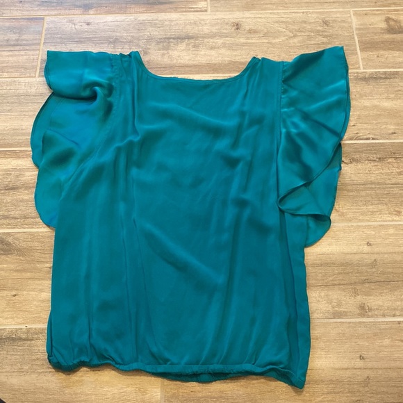 American Eagle Blouse. Medium. Teal - Picture 3 of 6